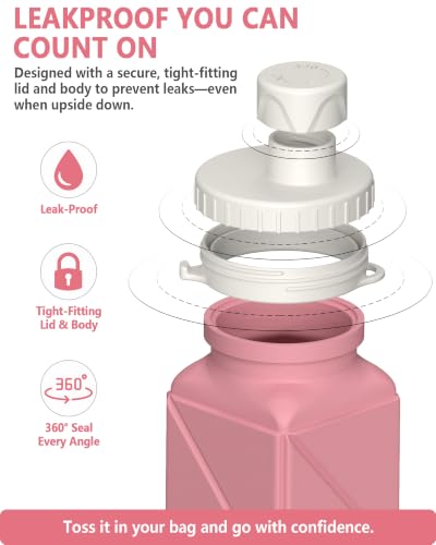 Collapsible Water Bottles 21oz