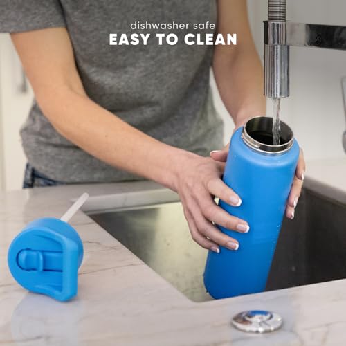 DC Comics Superman Water Bottle with Straw