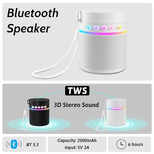 Stainless Steel Water Bottle with Portable Bluetooth Speaker TWS