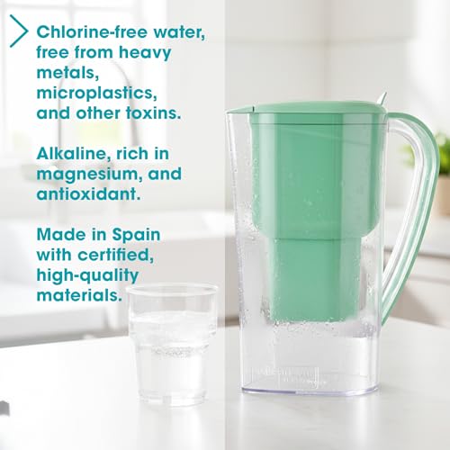 Alkaline Water Filter Pitcher Removes Fluoride