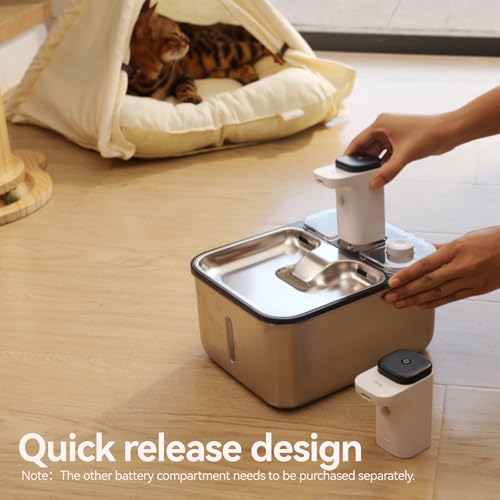 Automatic Stainless Steel cat Water Fountain for Pets Indoor