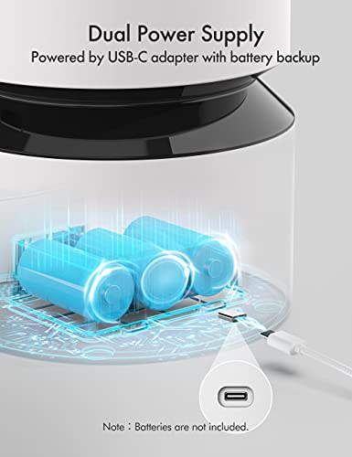 Automatic Cat Food Dispenser for 2 Pets 5L Auto Dog Feeder Dry Food Dispenser with Splitter & 2 Stainless Bowls