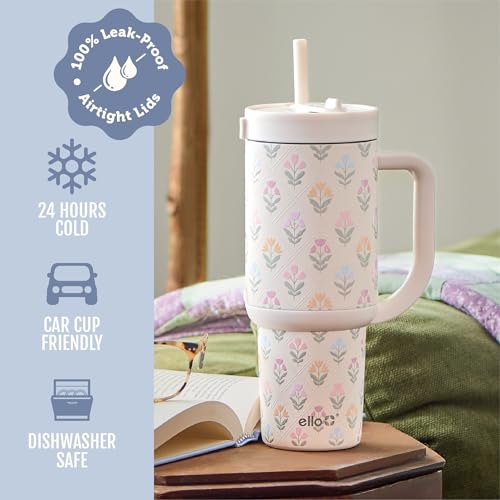 Oasis 40oz Insulated Stainless Steel Tumbler with Straw