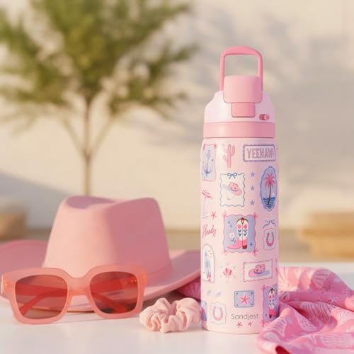 Coastal Cowgirl Stainless Steel Water Bottle