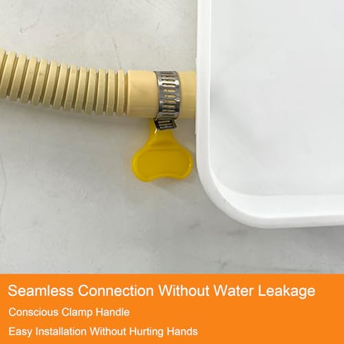 Air Conditioner Condensate Drain Pan Indoor Outdoor Unit Water Collecting and Drainage Drip Tray Kit Collector