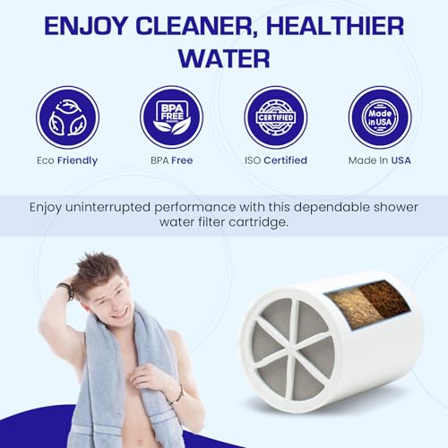 Shower Filter Replacement Cartridge (6 Count)