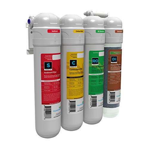 Twist-in 4-Stage RO/DI Aquarium Filter, 75 GPD