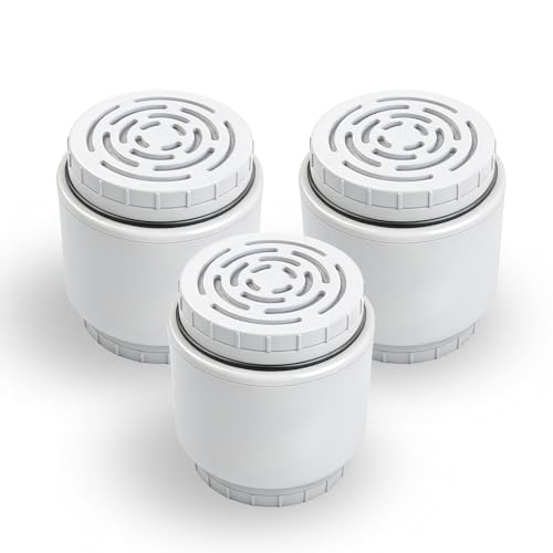 3 Pack White Filter Cartridge Compatible with AquaBliss SF400