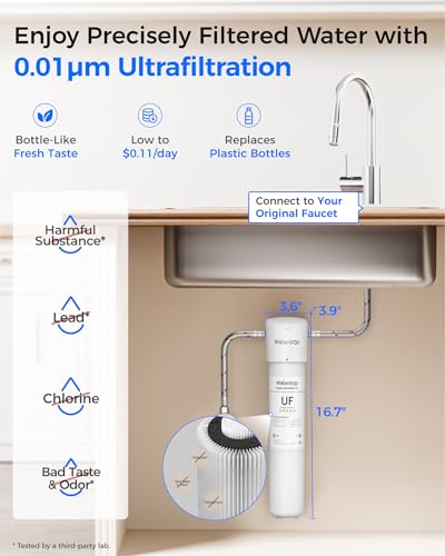 15UBW UF 0.01 μm Ultra Filtration Under Sink Water Filter System