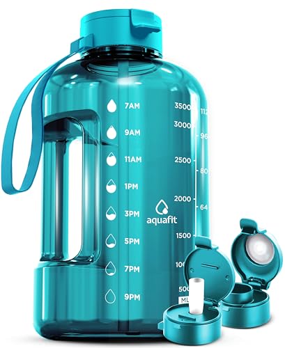 1 Gallon Water Bottle with Time Marker
