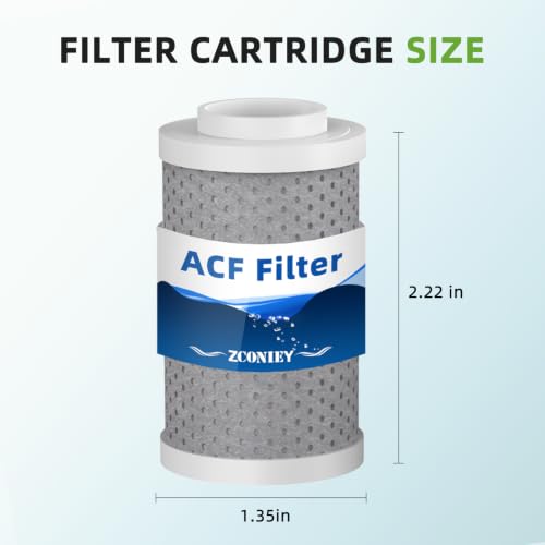 Carbon Fiber Filter Replacements for ZCONIEY Faucet Water Filter