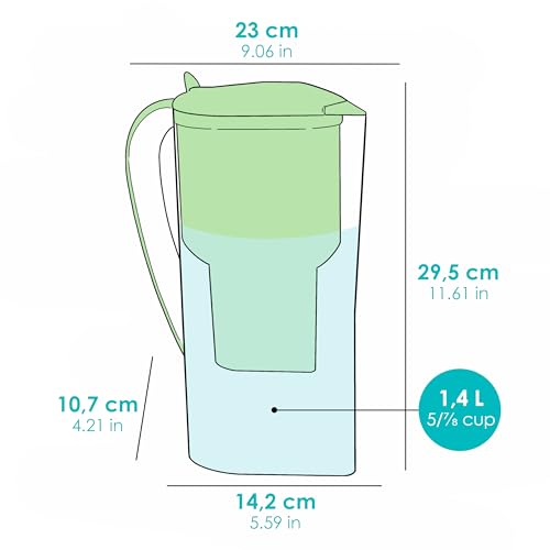 Alkaline Water Filter Pitcher Removes Fluoride