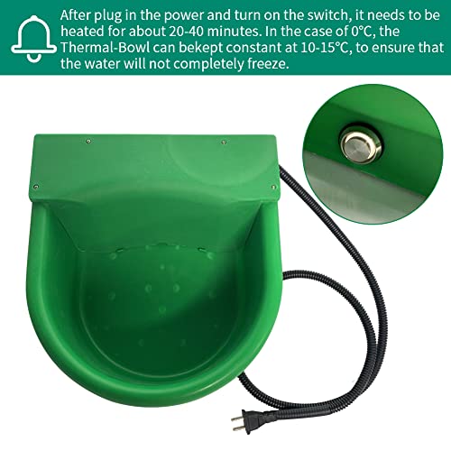 Automatic Heated Waterer Bowl for Dogs &Livestock