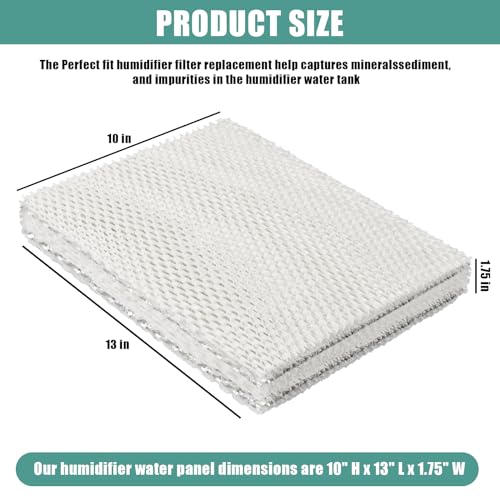 45 Water Panel Humidifier Filter Pad Replacement Compatible with Aprilaire Whole House Humidifier Models 400 (2 Count)