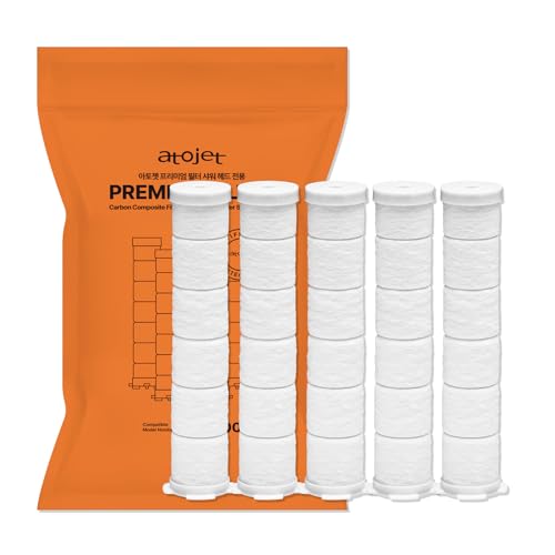 Premium Showerhead Replacement Filters Crafted With Korea's Luxury Beauty Culture (5 Count)