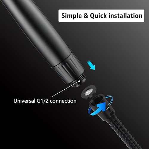 Hard Water Filter Showerhead 9 Spray Modes