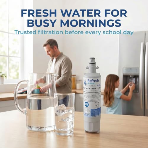 Refresh Refrigerator Water Filter Replacement for LG LT700P (2 Count)