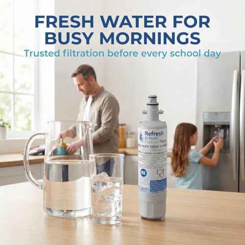 Refresh Refrigerator Water Filter Replacement for LG LT700P (4 Count)