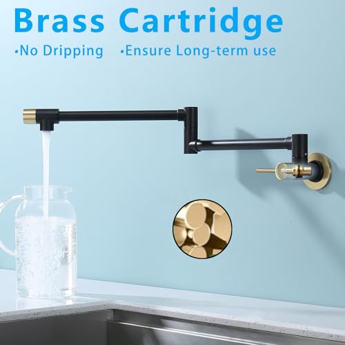 Brass Pot Filler Faucet Wall Mount