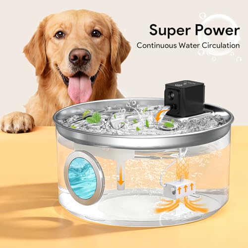 Wireless Dog Water Fountain Pump