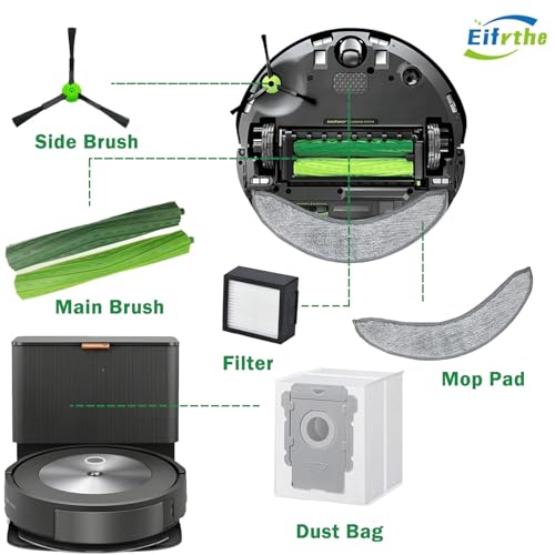 32 Pack Replacement Parts Kit Compatible with iRobot Roomba Combo j7+ Plus