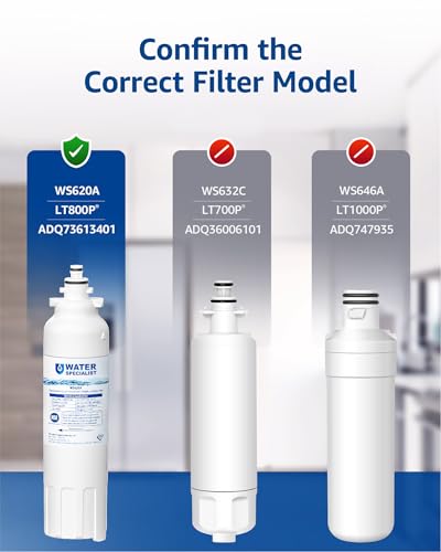 ADQ73613401 Refrigerator Water Filter (8.67 Count)