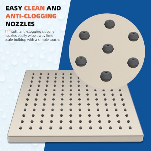 cUPC Certified High Pressure 10'' Rain Shower Head