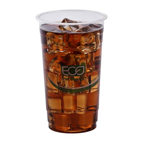 GreenStripe Clear Disposable Cold Cups (50 Count)
