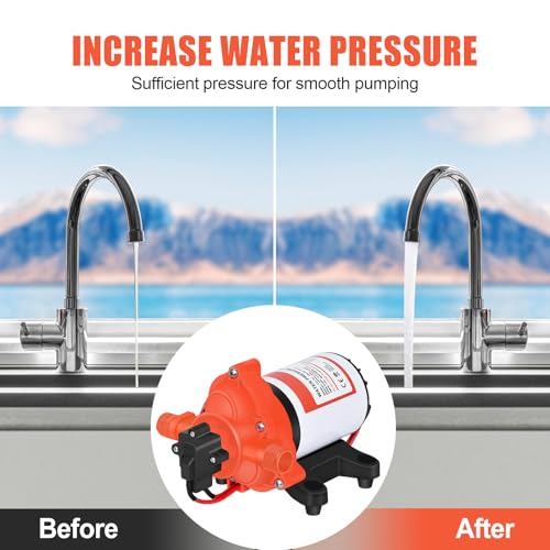 DC 12V RV Water Pump 3.5GPM 45PSI