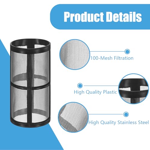4 Pack Stainless Steel Screen for Garden Hose Filter (4 Count)