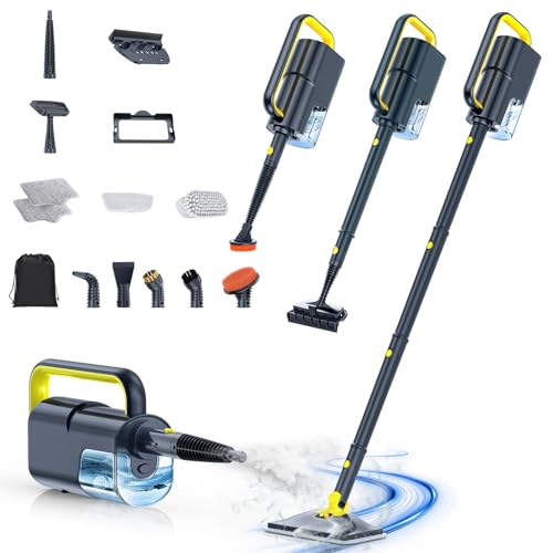 10-in-1 Steam Cleaner, Detachable Handheld Steam Mop for Multi-Surface