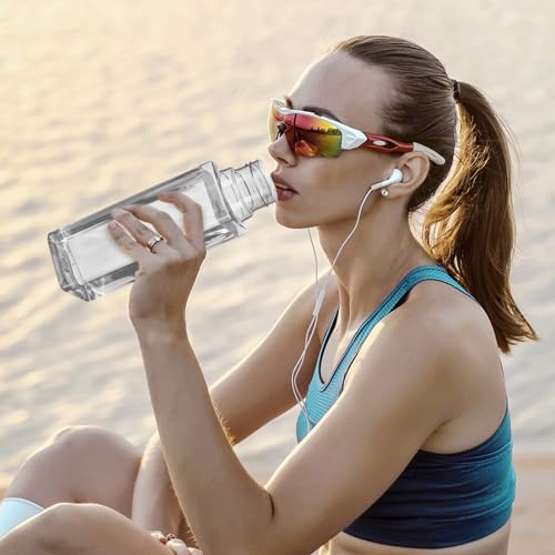 30 Pcs Water Bottles Bulk 17 Oz Plastic Leak Proof