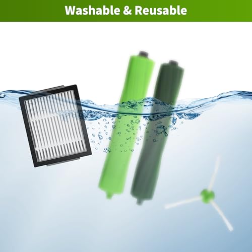 Replacement Parts accessories for irobot Roomba i1+ i7 i7+ i3+ i4+ i6+ i8+ J7+ Plus I & J Plus series Vacuum Cleaner Inclue 4 Roller Brushes