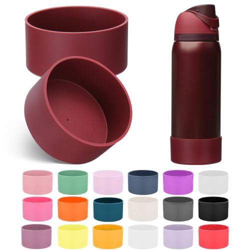 2PCS Silicone Boot for Owala FreeSip Water Bottle 32oz (2 Count)