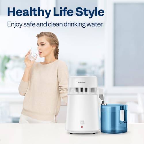 1.1 Gallon 4L 750W Water Distiller Countertop