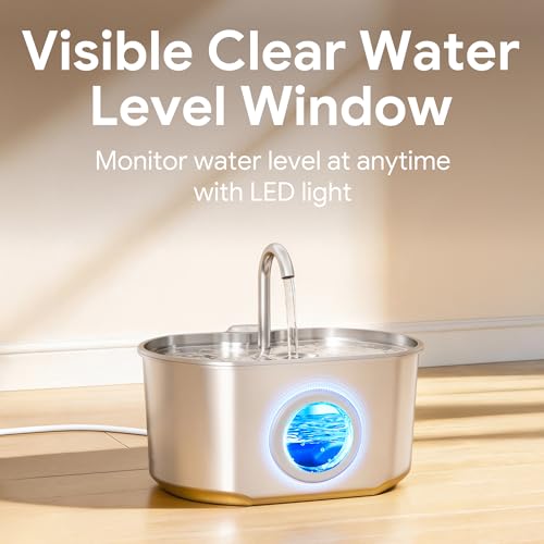 Cat Water Fountain Stainless Steel