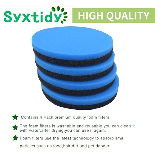 4 Pack Replacement Filter for BISSELL Febreze Style 1214 Cleanview & PowerGlide Pet (4 Count)