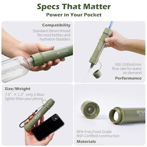 Survival Water Filter Straw