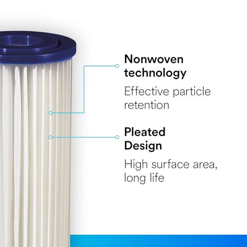 Standard Capacity Whole House Pleated Replacement Water Filter 3WH (2 Count)