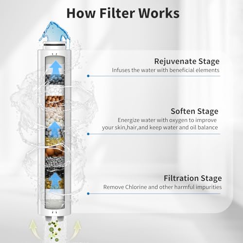 Shower Filter for Handheld Shower Head