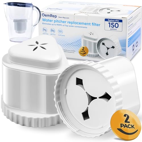 2Pack Replacement Filter for EPIC Water Filter Pitcher (2 Count)
