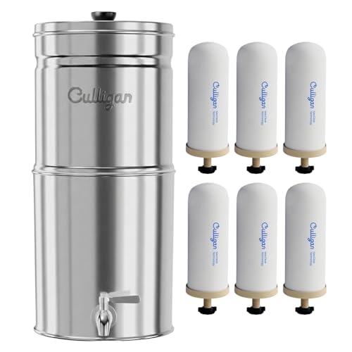 MaxClear 3 Gallon Gravity Water Filter System Removes Microplastics