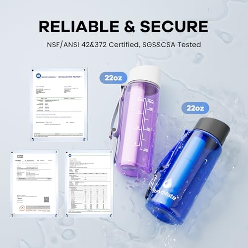 Purified Water Bottle for Camping (2 Count)