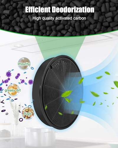 JXCF72 Charcoal Filter Fit for GE BOSCH Range Hood JVW5301BJ1TS (4 Count)