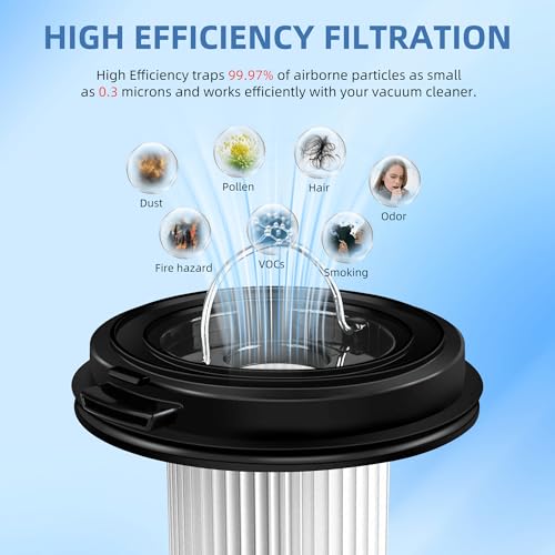 4 Pack Vacuum Filter for Bissell CleanView XR Pet 300W (4 Count)