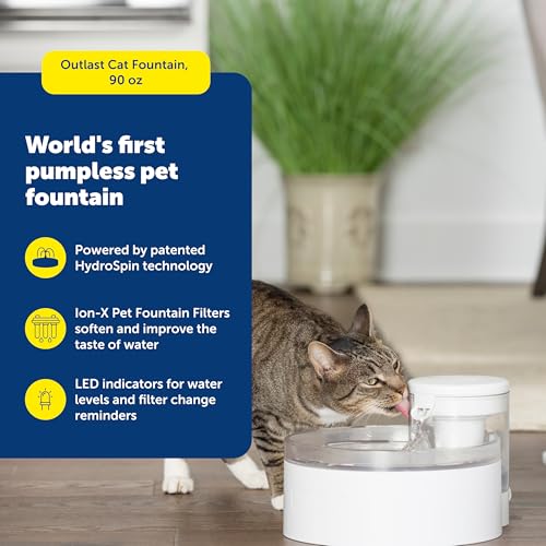 Outlast Pumpless Cat Water Fountain
