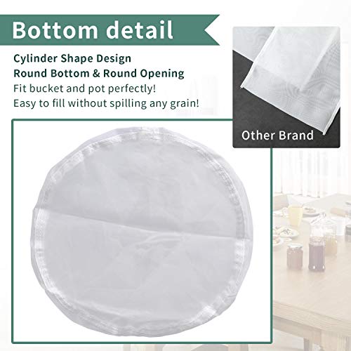 12"x18" Nylon Mesh Strainer Bags for Almond Nut Milk