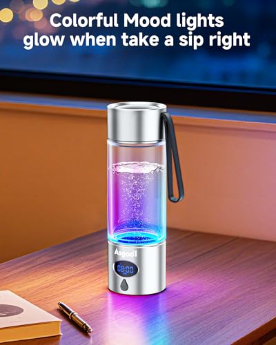 360ml Portable Hydrogen Water Bottle Generator with PEM