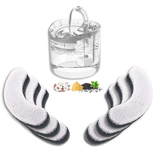 Cat Water Fountain Filter Replacement 6pcs Cat Fountain Filter Arc