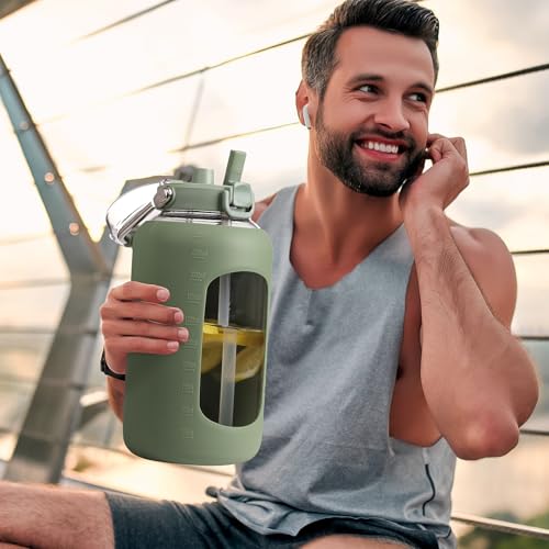 84oz Glass Water Bottle